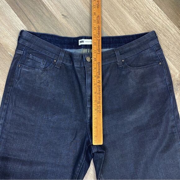 Levi’s Mid Rise Bootcut Skinny Jeans Oil Rubbed Blue 16M 33x32 - Picture 13 of 14